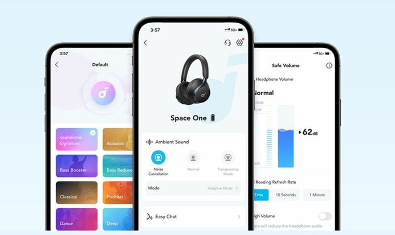 Bluetooth-гарнітура Anker SoundCore Space One Black (A3035G11)