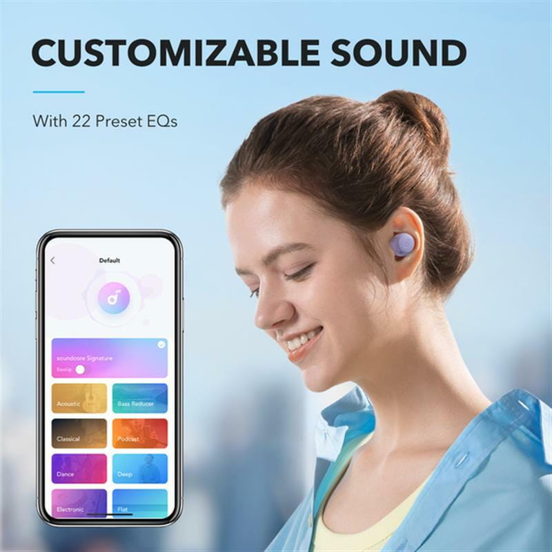 Bluetooth-гарнитура Anker SoundCore A25i Purple (A3948GQ1)