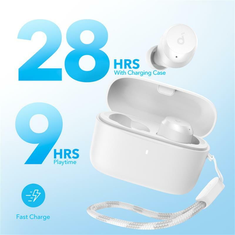 Bluetooth-гарнитура Anker SoundCore A25i White (A3948G21)