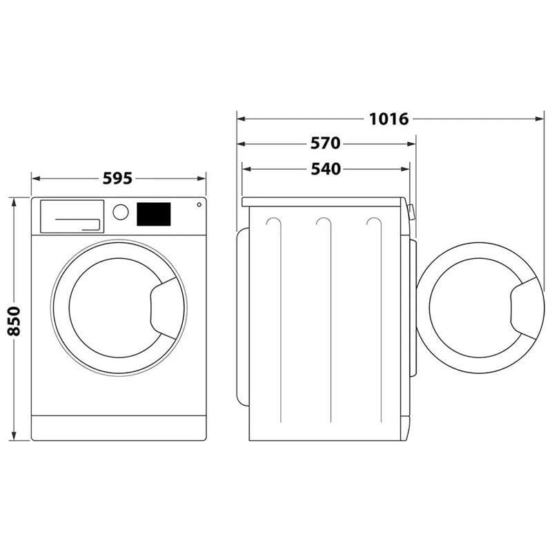 Стиральная машина с сушкой Whirlpool FFWDB 864349 BV UA