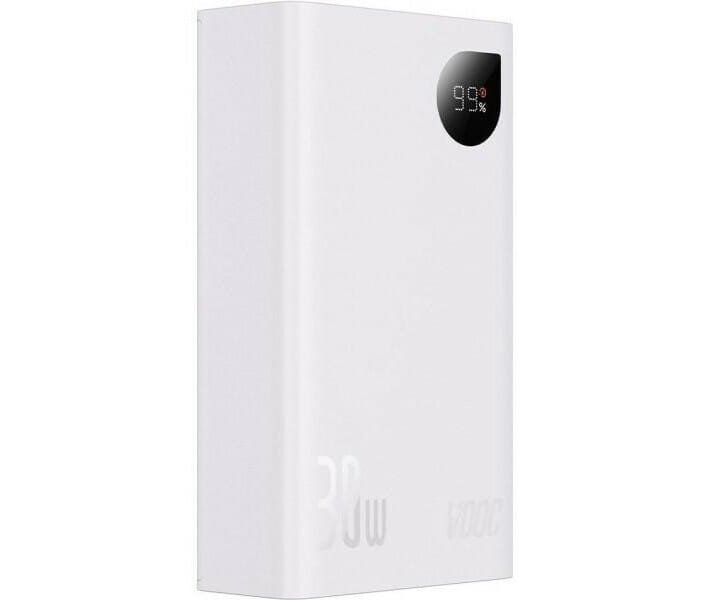 Универсальная мобильная батарея Baseus Adaman2 20000mAh White (PPAD050002) (1283126558641)