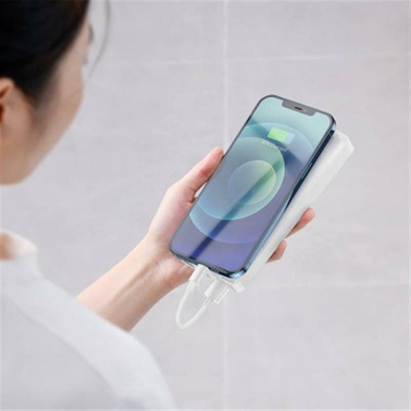 Універсальна мобільна батарея Baseus Bipow 20000mAh 15W White (PPBD050102) (1283126558719)
