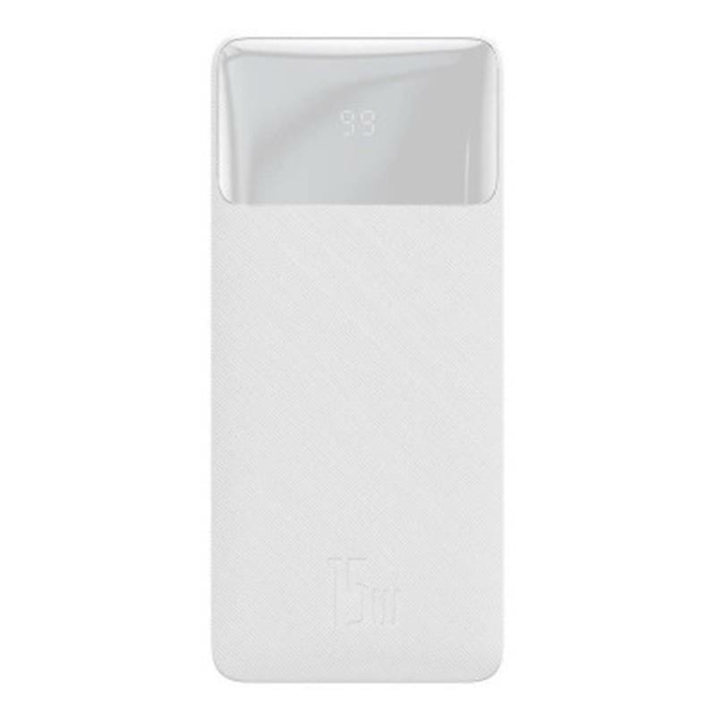 Універсальна мобільна батарея Baseus Bipow 20000mAh 15W White (PPBD050102) (1283126558719)