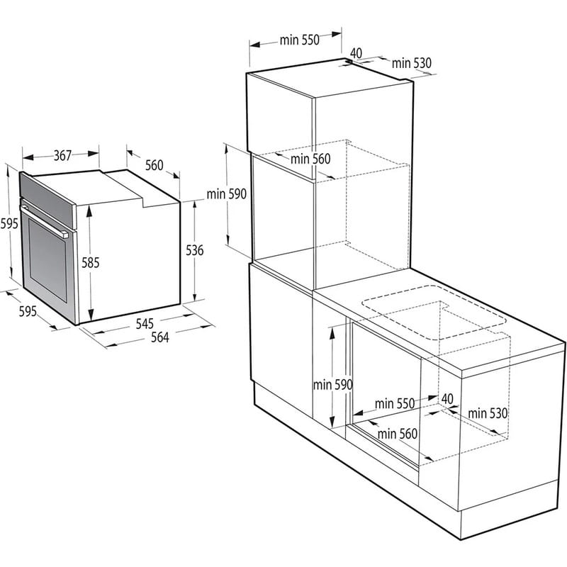 Духова шафа Gorenje BO 6727 E03BG