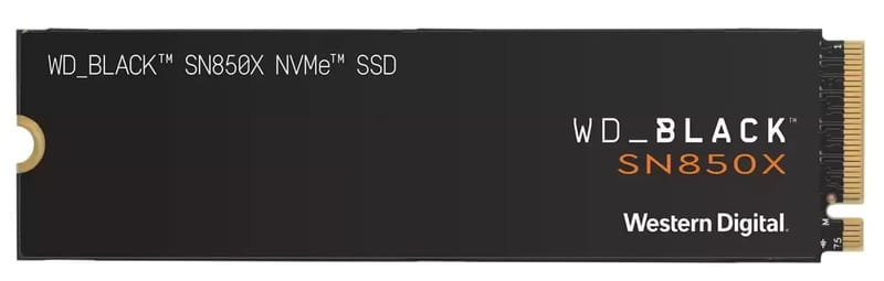 Накопитель SSD 2TB WD Black SN850X M.2 2280 PCIe 4.0 x4 3D TLC (WDS200T2X0E)