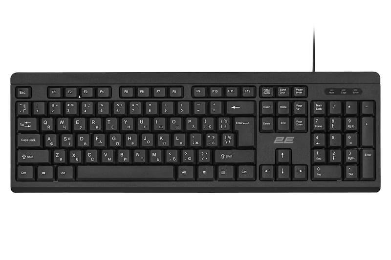 Комплект (клавиатура, мышь) 2E MK401 (2E-MK401UB_UA) Black USB