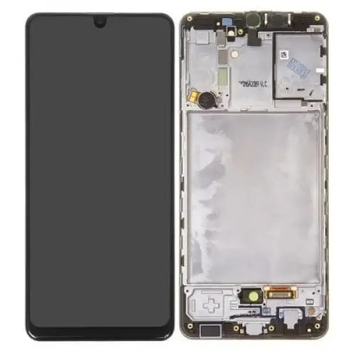 Дисплей Samsung SM-A315F Galaxy A31 (2020) в сборе с сенсором и рамкой black service orig (L15352)