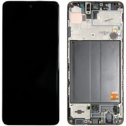 Дисплей Samsung SM-A515 Galaxy A51 (2020) в сборе с сенсором и рамкой black service orig (L14774)