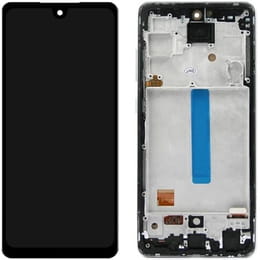 Дисплей Samsung SM-A525/A528 Galaxy A52/A52s (2021) в сборе с сенсором и рамкой black service orig (L18395)