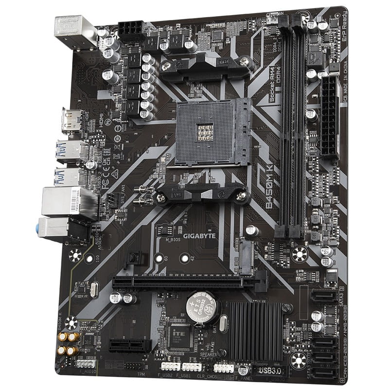 Материнская плата Gigabyte B450M K Socket AM4