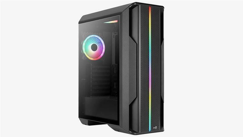 Корпус AeroCool Splinter Duo-G-BK-v1 (ACCM-PB26033.11) Black без БП