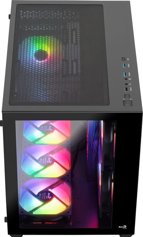 Корпус AeroCool Dryft Mini-G-BK-v2 (ACCS-ES02163.11) Black без БП