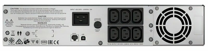 ИБП APC Smart-UPS C RM 2000VA LCD, Lin.int., 6 x IEC, RJ-45, USB, LCD, металл (SMC2000I-2U)