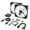 Фото - Вентилятор Corsair iCUE Link QX140 RGB PWM PC Fans Starter Kit with iCUE LINK System Hub (CO-9051004-WW) | click.ua