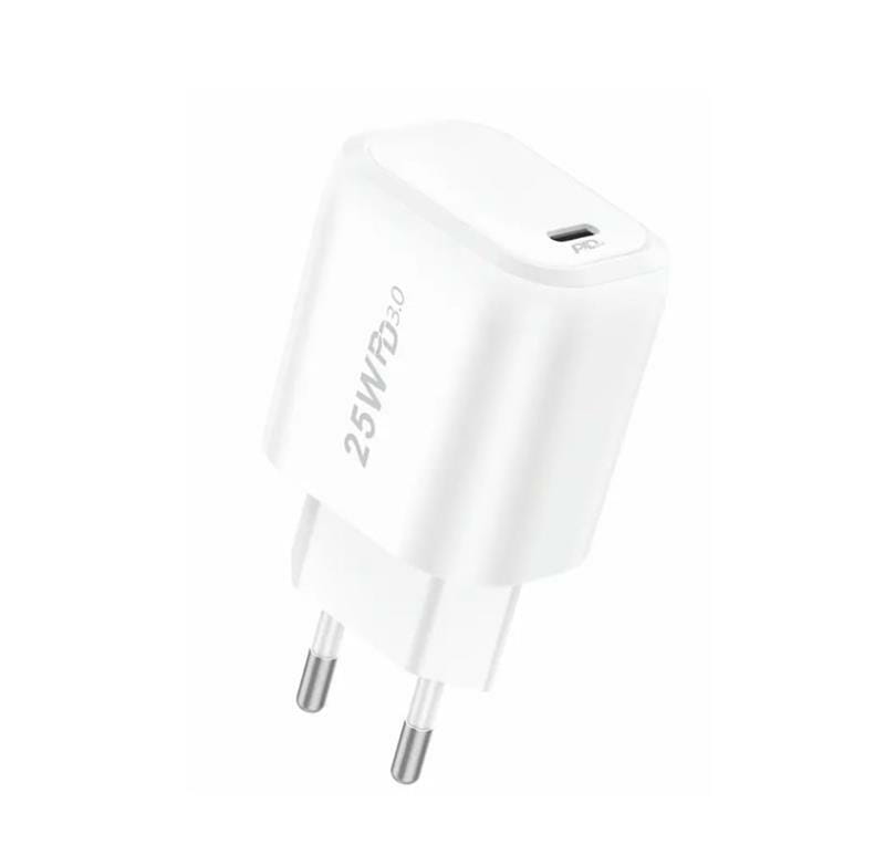 Сетевое зарядное устройство Foneng EU40 PD 25W Quick Charger (1USBх3A) White (EU40-CH)