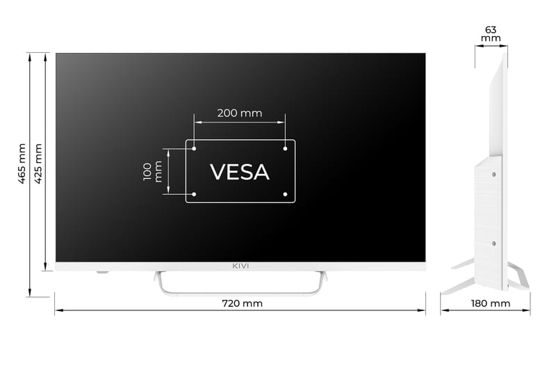 Телевизор Kivi 32F760QW