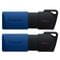 Фото - Флеш-накопитель USB3.2 2x64GB Kingston DataTraveler Exodia M Black/Blue (DTXM/64GB-2P) | click.ua