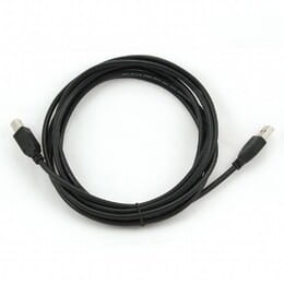 Кабель Cablexpert USB - USB Type-B V 2.0 (M/M), 1.8 м, черный (CCP-USB2-AMBM-6)