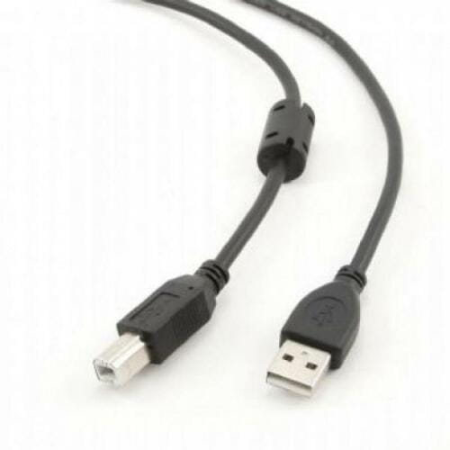 Photos - Cable (video, audio, USB) Cablexpert Кабель  USB - USB Type-B V 2.0 , 4.5 м, Premium, Black (CCP (M/M)