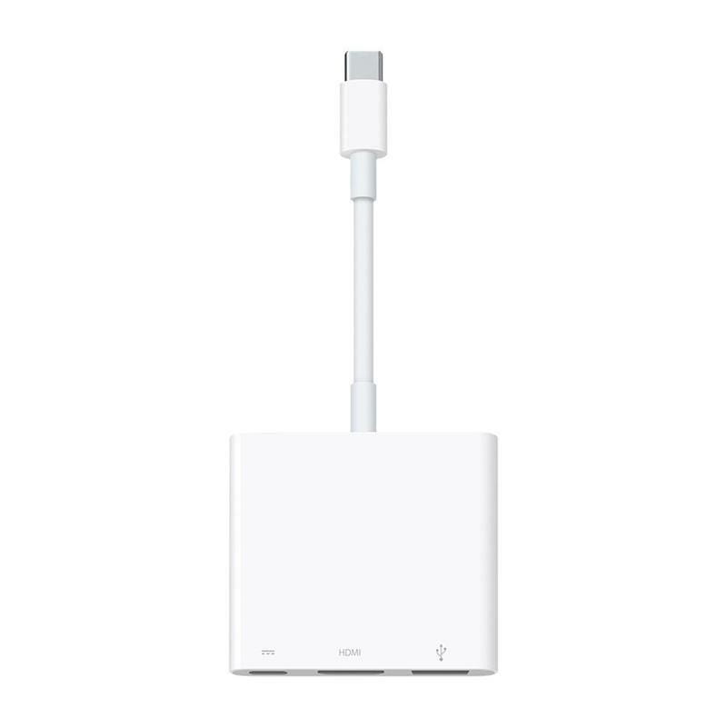 Адаптер Apple Multiport Adapter USB Type-C - USB + USB Type-C + HDMI (M/F) White (MUF82FE/A)