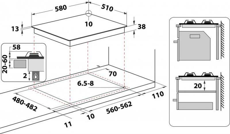 Варочная поверхность Whirlpool TKRL661 IX EU