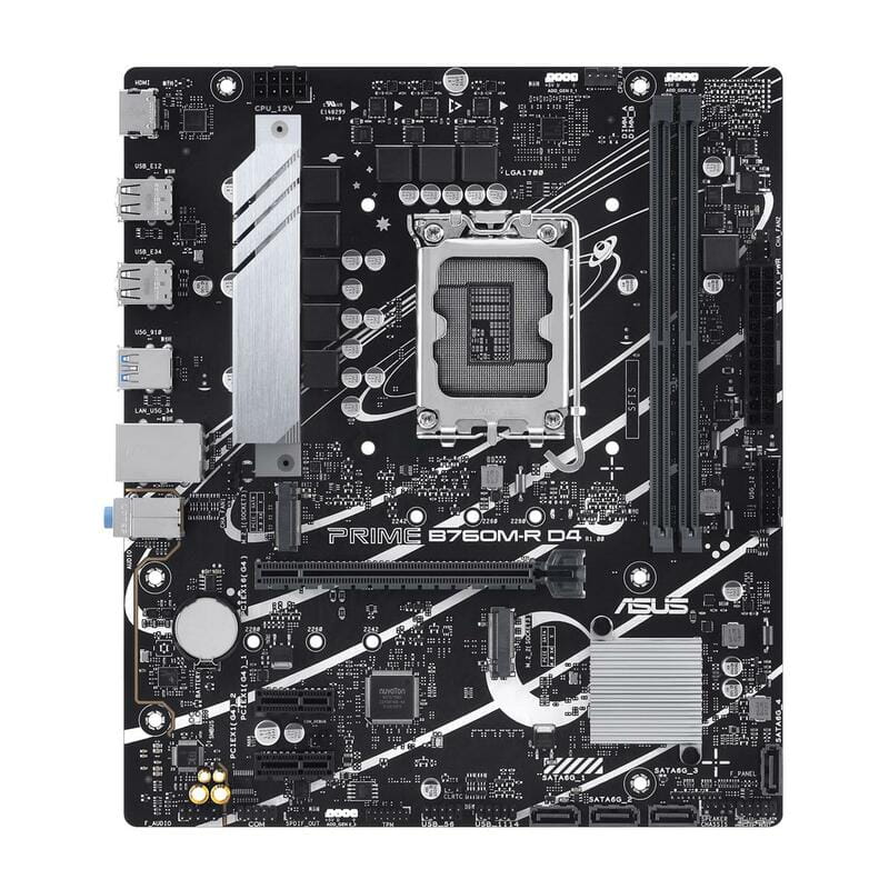 Материнская плата Asus Prime B760M-R D4 Socket 1700