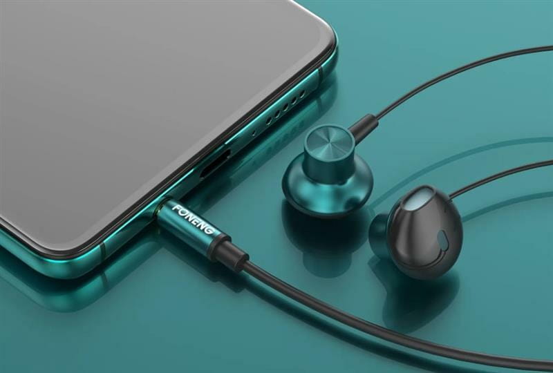 Гарнитура Foneng T63 Half in-ear metal music earphone (T63-E-HIE-MM)