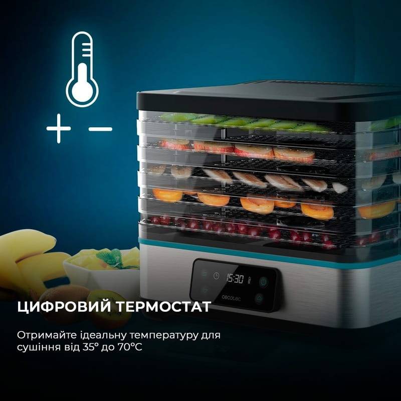 Сушилка для овощей и фруктов CECOTEC VitaDry Pro (CCTC-04949)