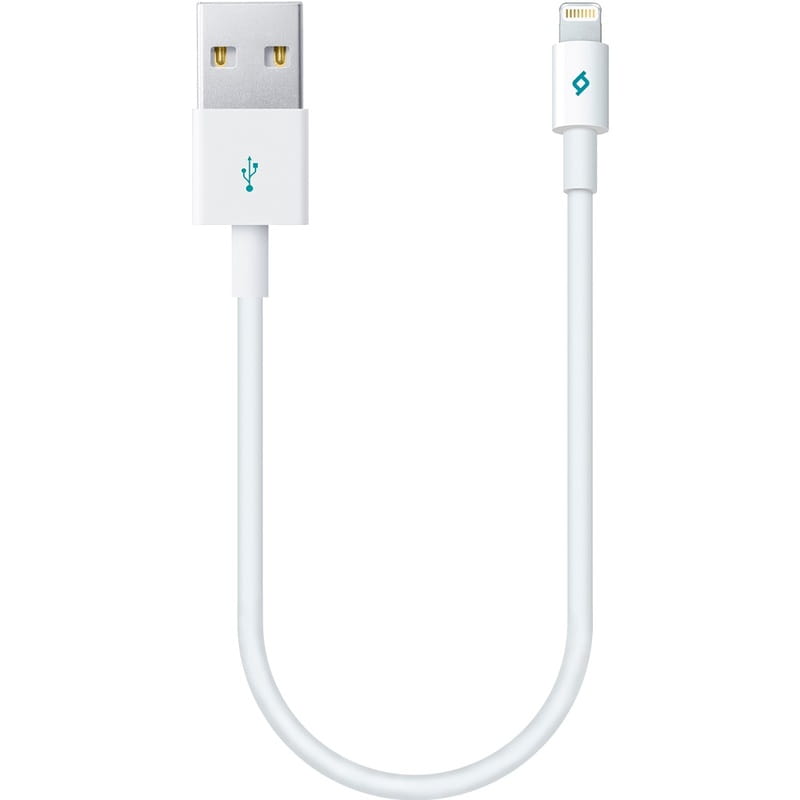 Кабель Ttec USB - Lightning (M/M), Mini Cable, 0.3 м, White (2DK7512B)