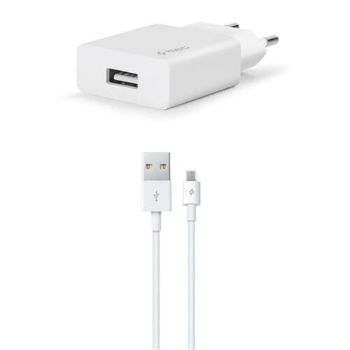 Photos - Charger TTEC Мережевий зарядний пристрій  SmartCharger USB 2А White  + ка (2SCS20MB)