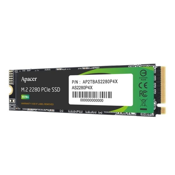 Накопитель SSD  256GB Apacer AS2280P4X M.2 2280 PCIe 3.0 x4 3D TLC (AP256GAS2280P4X-1)