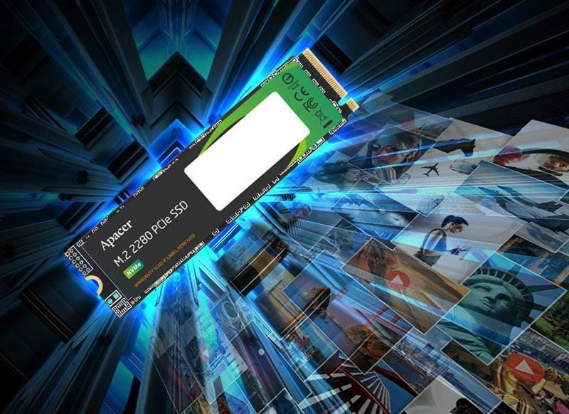 Накопичувач SSD  256GB Apacer AS2280P4X M.2 2280 PCIe 3.0 x4 3D TLC (AP256GAS2280P4X-1)