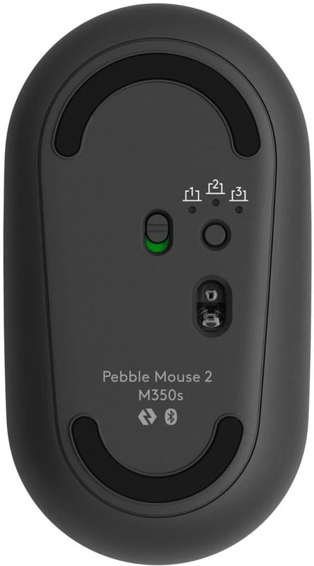 Мышь беспроводная Logitech Pebble Mouse 2 M350s Graphite (910-007015)