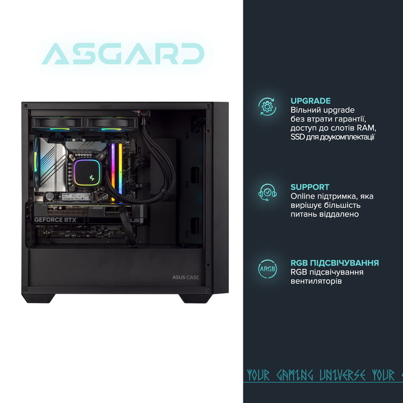 Персональный компьютер ASGARD Balder (I134F.32.S5.36.3842W)
