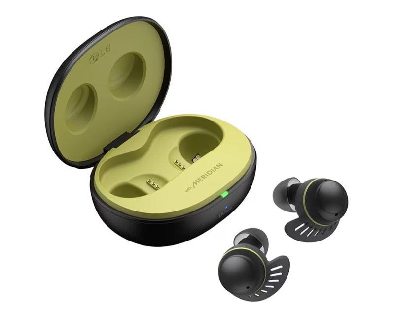 Bluetooth-гарнитура LG Tone Free Fit TF7 Black (DTF7Q)