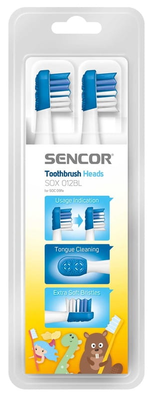 Насадка для зубной электрощетки Sencor SOX 012BL 4шт