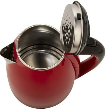 Электрочайник Delfa DK 3530 X red
