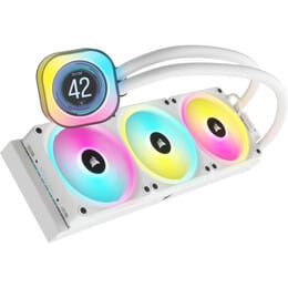 Купить Система водяного охлаждения Corsair iCUE Link H150i LCD RGB Liquid CPU Cooler White (CW-9061010-WW) Система водяного охлаждения Corsair iCUE Link H150i LCD RGB Liquid CPU Cooler White (CW-9061010-WW)
