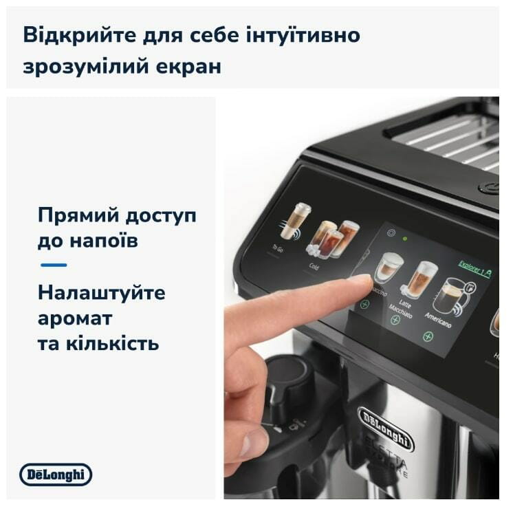 Кофемашина Delonghi ECAM 450.86.T Eletta Explore
