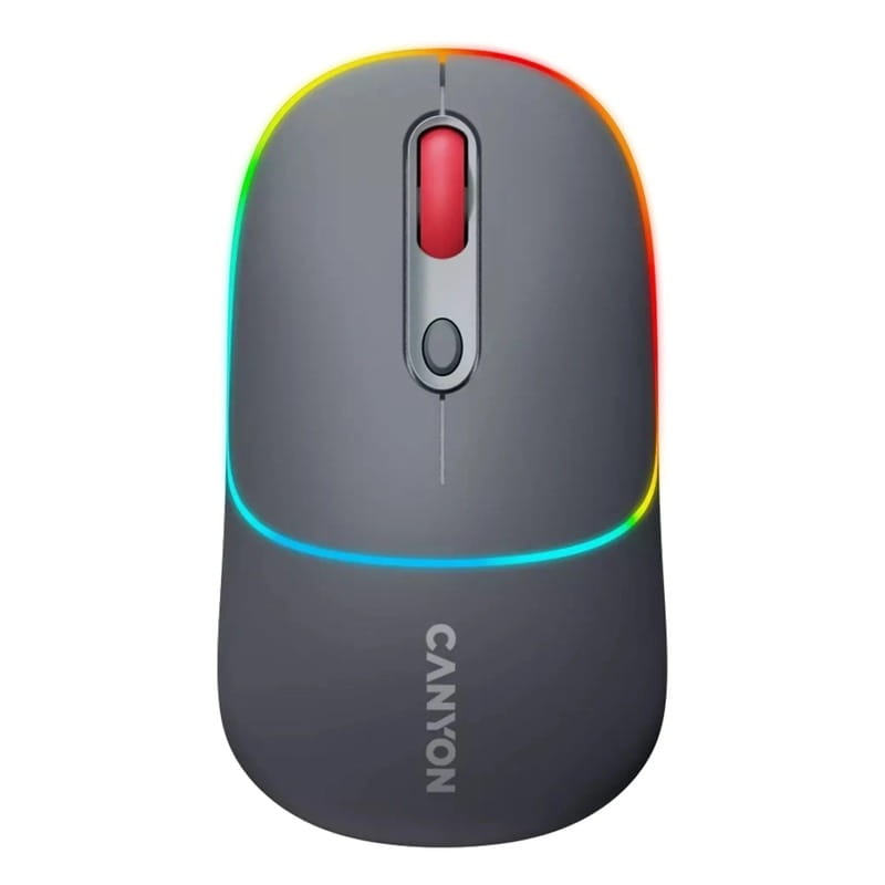Миша бездротова Canyon MW-22 Dual Band RGB Wireless Dark Grey (CNS-CMSW22DG)