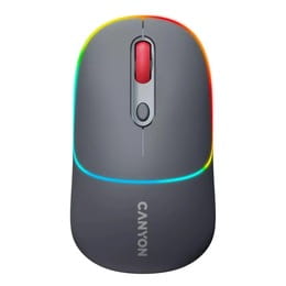 Миша бездротова Canyon MW-22 Dual Band RGB Wireless Dark Grey (CNS-CMSW22DG)
