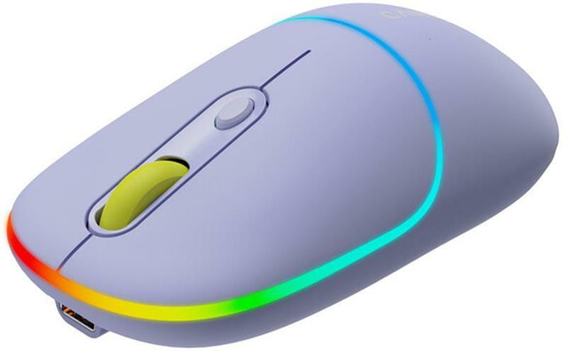 Мышь беспроводная Canyon MW-22 Dual Band RGB Wireless Mountain Lavender (CNS-CMSW22ML)