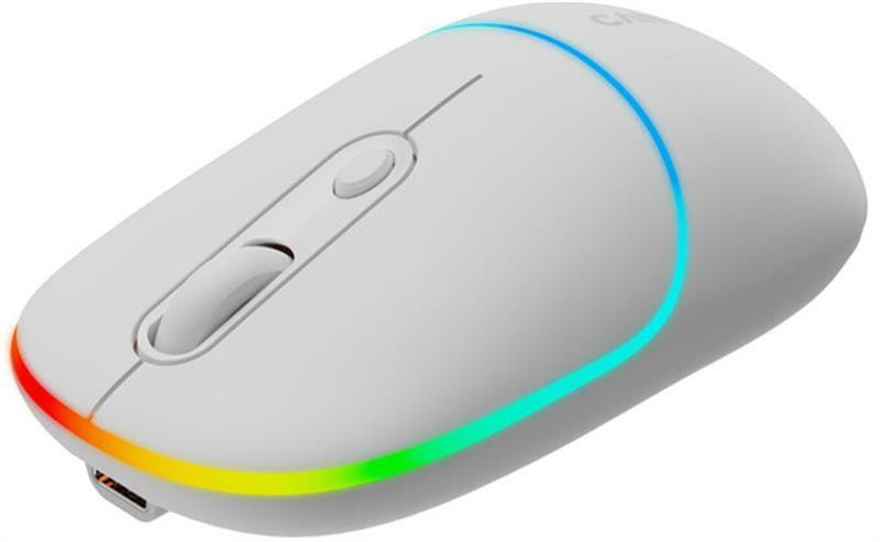 Миша бездротова Canyon MW-22 Dual Band RGB Wireless Snow White (CNS-CMSW22SW)