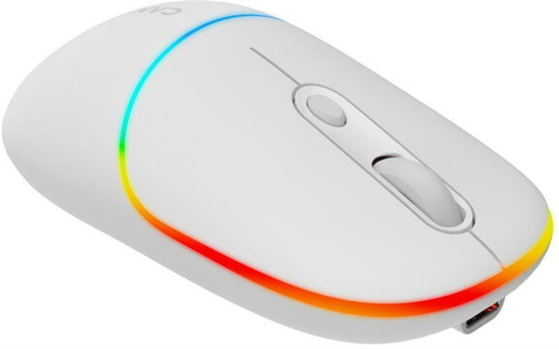 Миша бездротова Canyon MW-22 Dual Band RGB Wireless Snow White (CNS-CMSW22SW)