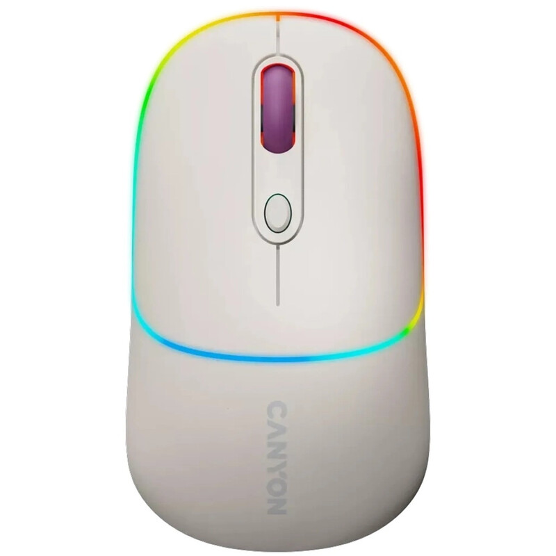 Мышь беспроводная Canyon MW-22 Dual Band RGB Wireless Rice (CNS-CMSW22RC)