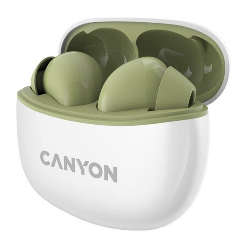 Bluetooth-гарнитура Canyon TWS-5 Green (CNS-TWS5GR)