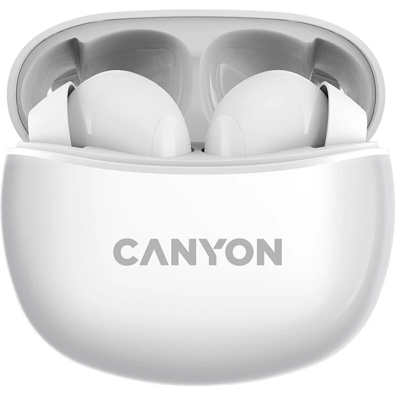 Bluetooth-гарнітура Canyon TWS-5 White (CNS-TWS5W)