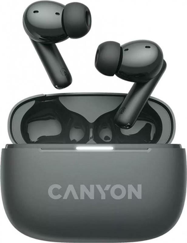 Bluetooth-гарнитура Canyon OnGo TWS-10 ANC ENC Black (CNS-TWS10BK)