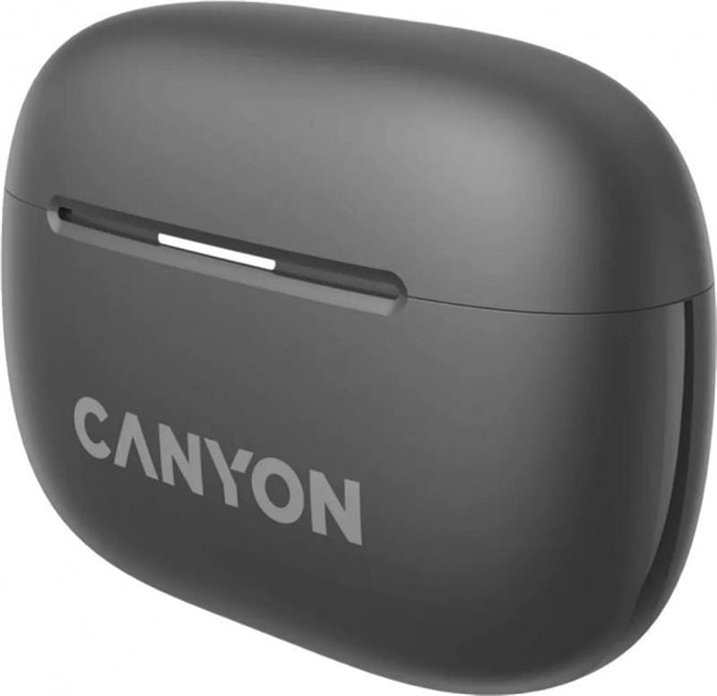 Bluetooth-гарнітура Canyon OnGo TWS-10 ANC ENC Dark Grey (CNS-TWS10BK)