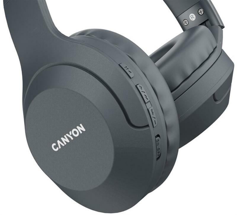 Bluetooth-гарнітура Canyon BTHS-3 Dark grey (CNS-CBTHS3DG)
